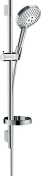 HG Raindance Select S Zestaw prysznicowy 120 3jet PowderRain z drążkiem 65 cm i mydelniczką, Chrom