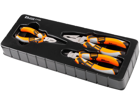 WKŁAD - SZCZYPCE INDUSTRY 3 ELEM. + TACKA C1101