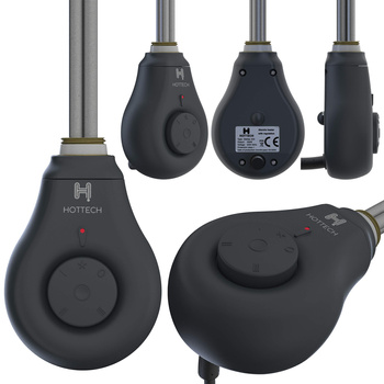 Grzałka elektroniczna DROP z regulacją temperatury WODY 300W Antracyt