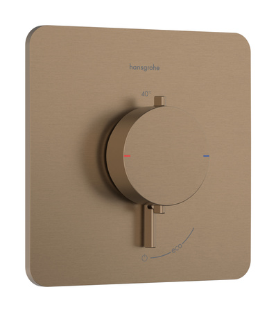 HG Ecostat Comfort Q Bateria termostatyczna do 1 odbiornika, podtynkowa, Brąz Szczotkowany