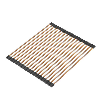 Qmata miedziana nano PVD/czarny silikon 430 x 320 mm, 19 patyczków, Quadron