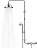 AX Showers/Front Komplet prysznicowy 240 2jet z termostatem, Chrom