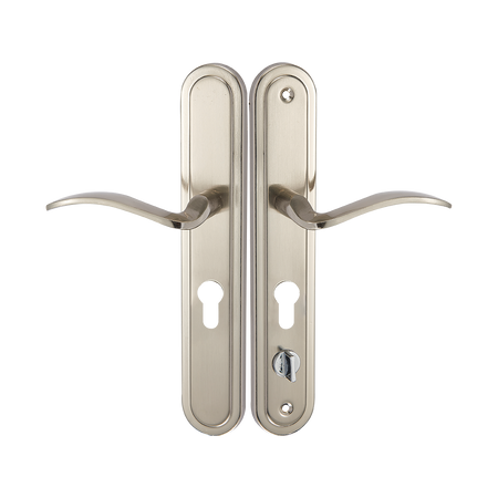 IRMA klamka zewnętrzna - lewa na szyldzie długim na wkładkę