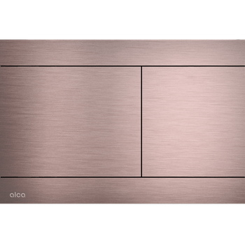 Przycisk sterujący do systemów podtynkowych, RED GOLD-mat szczotkowany