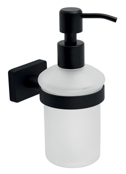 GRETA dozownik na mydło, czarny mat