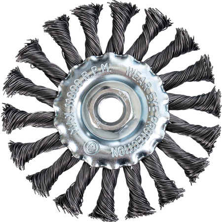 SZCZOTKA DO SZLIF. TARCZOWA 115 MM DRUT SKRĘTNY