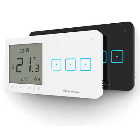 Trójpolowy bezprzewodowy dotykowy szklany włącznik z regulatorem temperatury WSR-03