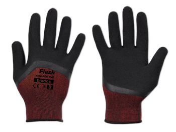Rękawice ochronne FLASH GRIP RED FULL lateks, rozmiar 10