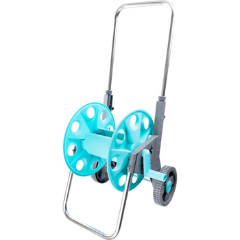 WÓZEK NA WĄŻ OGRODOWY ALU/PLASTIK 60M 1/2'