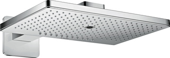 AX ShowerSolutions Głowica prysznicowa 460/300 3 jet z ramieniem prysznicowym, rozeta softsquare, Chrom