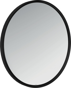AX Universal Circular Lustro ścienne, Czarny Matowy
