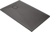 Brodzik granitowy prostokątny 100x80 cm antracyt metalik KQR T46B