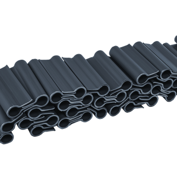 Klipsy do taśm ogrodzeniowych SOLID-  szare