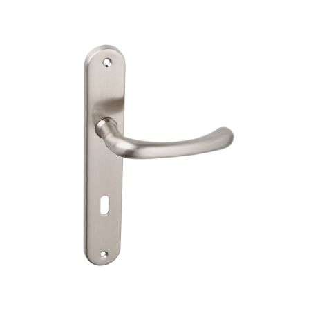 Klamka drzwiowa na szyldzie długim na klucz