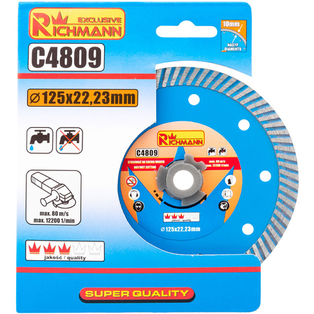 TARCZA DIAM. TURBO 125 MM