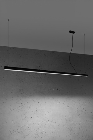 Lampa wisząca PINNE 200 czarna 4000K
