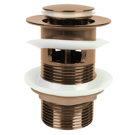 Korek spustowy klik-klak z przelewem