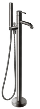 CIRICULUS zestaw natryskowy ze stojącą baterią wannową, gun metal