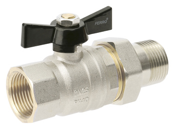 Zawór kulowy ze śrubunkiem 1-2" Herkules