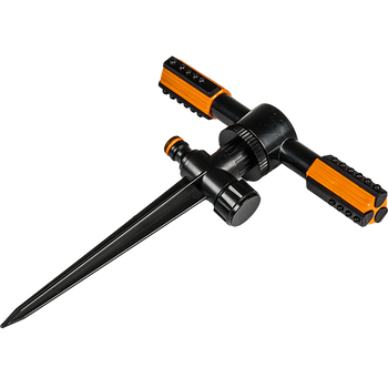 BLACK LINE Zraszacz 2-ramienny z plastikowym kolcem  DUO