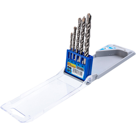 WIERTŁA DO BETONU 4-10 MM 5 ELEM. PLASTIKOWE PUDEŁKO