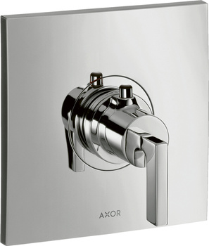 AX Citterio Bateria termostatyczna HighFlow z uchwytem jednoramiennym, podtynkowa, Chrom
