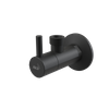 Zawór kątowy z filtrem 1/2"×1/2", czarny-mat