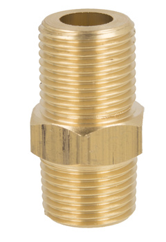 Nypel mosiężny G1/2" x R1/2"