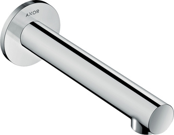 AX Uno Wylewka wannowa, prosta, Chrom