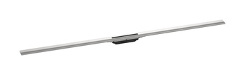 HG RainDrain Flex Element zewnętrzny odpływu liniowego 1600 z możliwością przycięcia, montaż odsunięty od ściany, Stal Szlachetna Szczotkowana