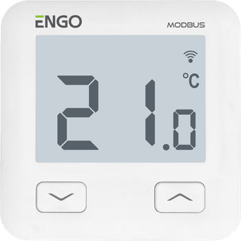 Regulator temperatury, biały, MODBUS, Internetowy, podtynkowy, Wi-Fi, 230V