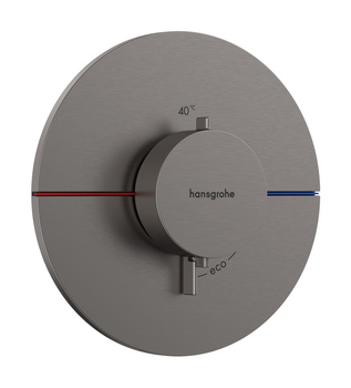 HG ShowerSelect Comfort S Bateria termostatyczna, podtynkowa, Czarny Chrom Szczotkowany