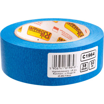 TAŚMA MASKUJĄCA NIEBIESKA 38MMx50M PAPIEROWA