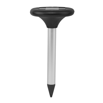 Solarny odstraszacz na krety i gryzonie - okrągły, duży ALU