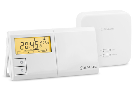 Salus bezprzewodowy, natynkowy, elektroniczny termostat 091FLRFv2, tygodniowy