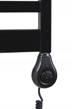 Grzałka elektroniczna DROP z regulacją temperatury WODY 1200W Czarny mat