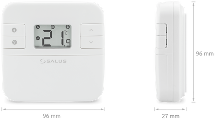Salus przewodowy, natynkowy, elektroniczny termostat RT310, dobowy