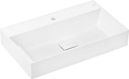 HG Xevolos E Umywalka wisząca 800/480 z otworem na baterię, bez przelewu, SmartClean, Biały