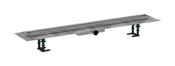 HG RainDrain Compact Kompletny odpływ liniowy 1000, ruszt do wyłożenia płytkami, niski