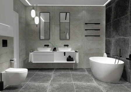 Zestaw WC podtynkowy 6 w 1 biały nero CDEN6ZPW