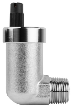 Odpowietrznik automatyczny kątowy R1/2", z zaworkiem "Aqua-Stop"