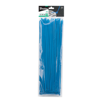 Taśma kablowa 4,8 x 250mm BLUE 100 szt.