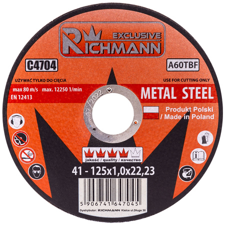 TARCZA METAL + INOX 230x1,9
