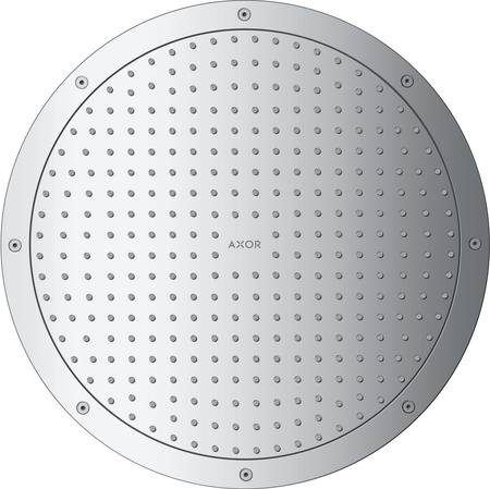 AX ShowerSolutions Głowica prysznicowa 350 1jet z przyłączem sufitowym, Chrom