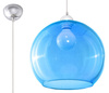 Lampa wisząca BALL błękitna