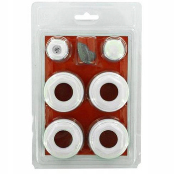 KOMPLETNY ZESTAW KORKÓW I ODPOWIETRZNIK DO GRZEJNIKA ALUMINIOWEGO 1 CAL