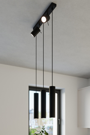 Lampa wisząca RING 3 czarny