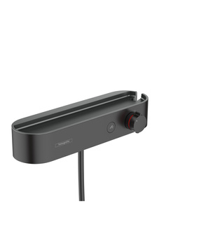 HG ShowerTablet Select Bateria prysznicowa 400, termostatyczna, natynkowa, Czarny Matowy