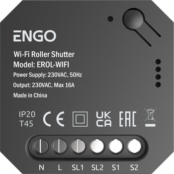 Sterownik Rolet Wi-Fi do systemu ENGO Smart podtynkowy