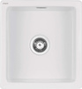 Zlewozmywak ceramiczny 1-komorowy bianco stal ZCB A103
